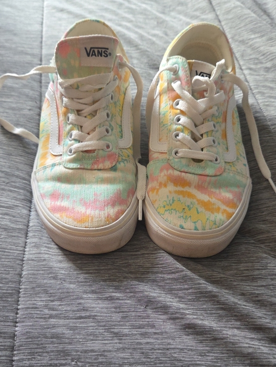 Vans Shoes - Vans Ward Pyschodelic  Pastel Tie-Dye Low Tops Sz 9.5W
